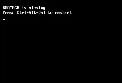 Фото ошибки bootmgr is compressed
