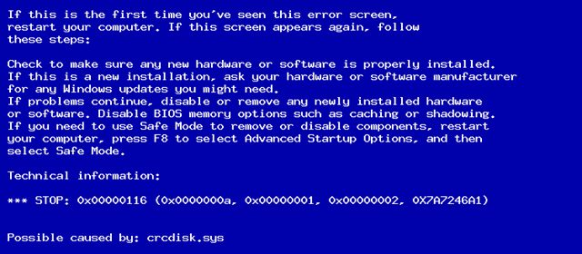 Фото bsod atikmpag sys 0x00000116 Windows