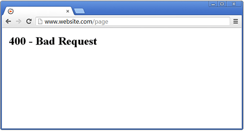 Фото error 400 bad request Windows
