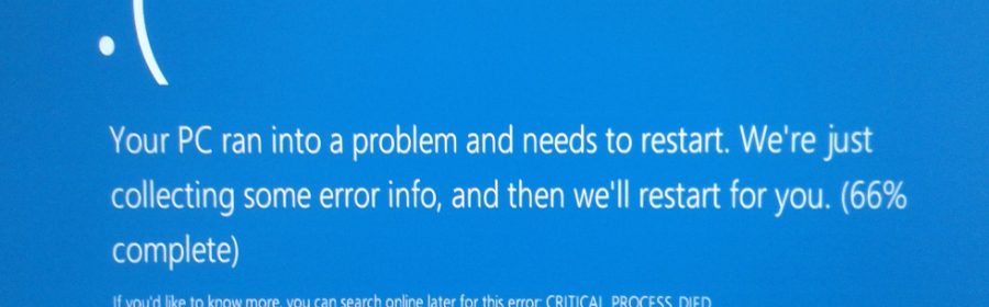 фото ошибки critical process died Windows