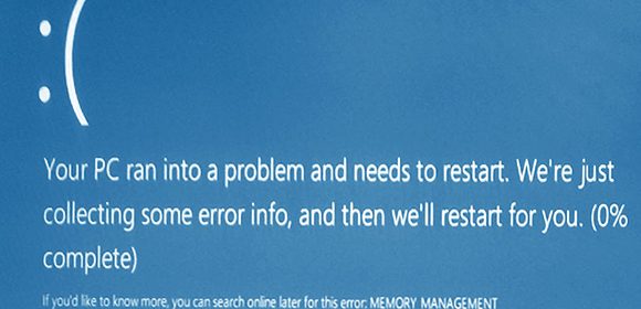 фото ошибки memory management Windows 10 исправить код