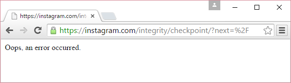 Фото ошибка oops an error occurred