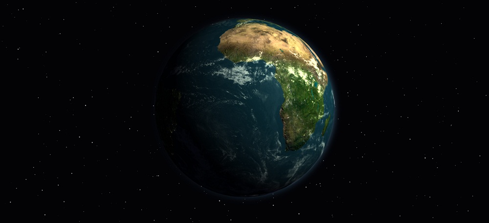 Бесплатный глобус Земли в 3D эффекте Mother Earth